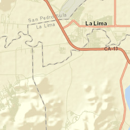 La Lima Street Map