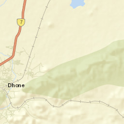 Dhone Street Map