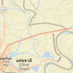Amphoe Mueang Uthai Thani Street Map