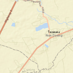 Amphoe Non Daeng Street Map