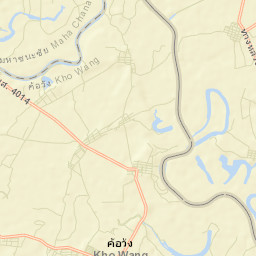 Amphoe Kho Wang Street Map
