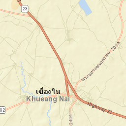 Amphoe Khueang Nai Street Map