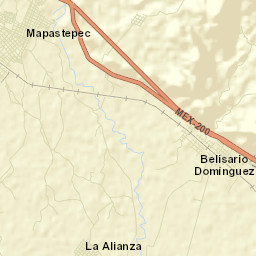 Mapastepec Street Map