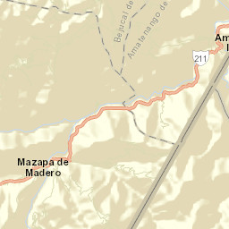 Amatenango de la Frontera Street Map