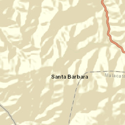 Santa Bárbara Street Map