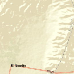 El Negrito Street Map
