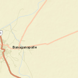 Banganapalle Street Map