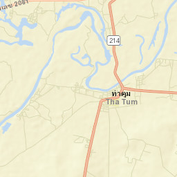 Amphoe Tha Tum Street Map