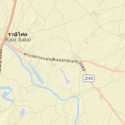 Amphoe Rasi Salai Street Map