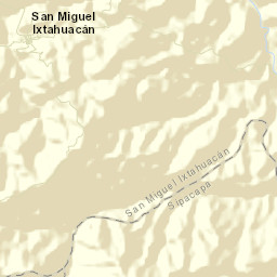 San Miguel Ixtahuacán Street Map