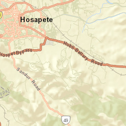 Hospet Street Map