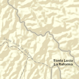 Santa Lucia La Reforma Street Map