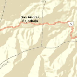 San Andrés Sajcabajá Street Map