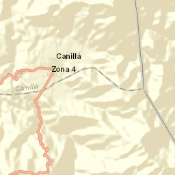 Municipio de Canillá Street Map