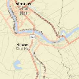 Amphoe Mueang Chainat Street Map