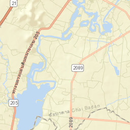 Amphoe Chai Badan Street Map
