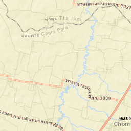 Amphoe Chom Phra Street Map
