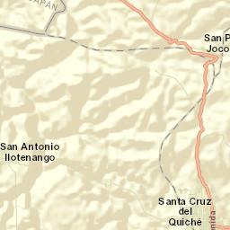 San Pédro Jocopilas Street Map