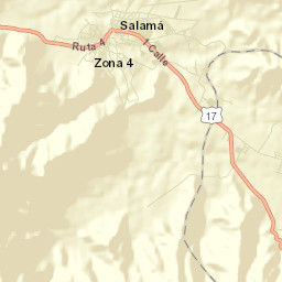 Salamá Street Map