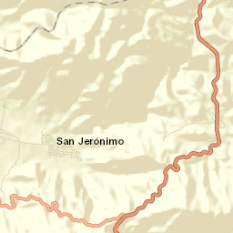 San Jerónimo Street Map