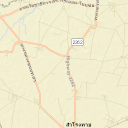 Amphoe Samrong Thap Street Map