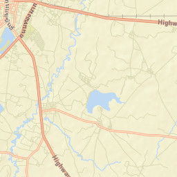 Amphoe Mueang Sisaket Street Map