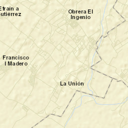 Colonia Obrera Street Map