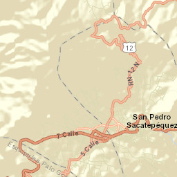 San Pedro Sacatepéquez Street Map