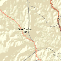 San Carlos Sija Street Map