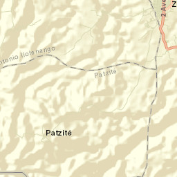 Patzité Street Map