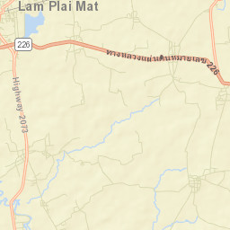 Amphoe Lam Plai Mat Street Map