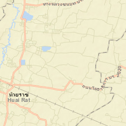Amphoe Huai Rat Street Map