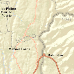 Cacahoatán Street Map