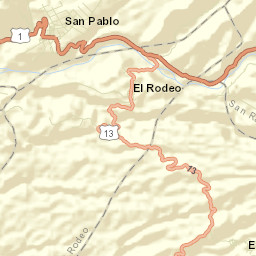 San Pablo Street Map