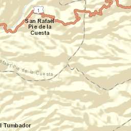 San Rafael Pie de la Cuesta Street Map