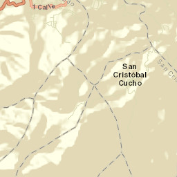 San Cristóbal Cucho Street Map