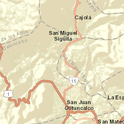 Cajolá Street Map