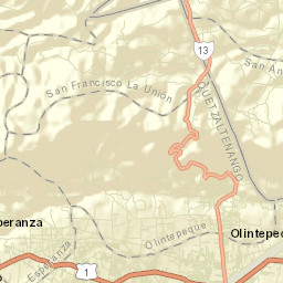 Olintepeque Street Map