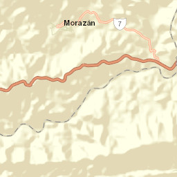 Morazán Street Map