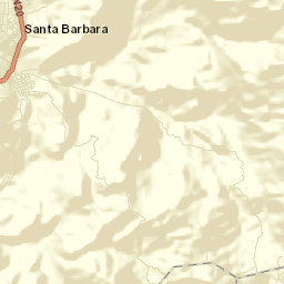 Santa Bárbara Street Map