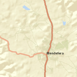 Mendefera Street Map