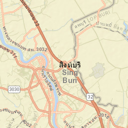 Amphoe Mueang Sing Buri Street Map