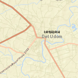 Det Udom Street Map