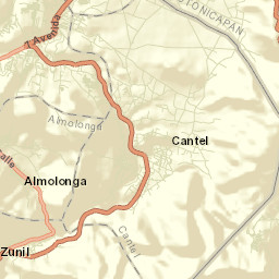 Municipio de Almolonga Street Map