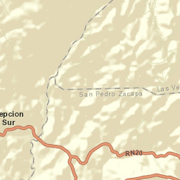 Concepción del Sur Street Map