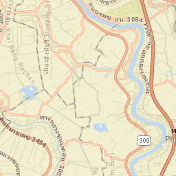 Amphoe Phrom Buri Street Map