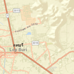 Lop Buri Street Map