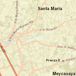 Santa Maria Street Map