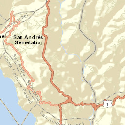Santa Catarina Palopó Street Map