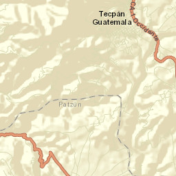 Tecpán Guatemala Street Map